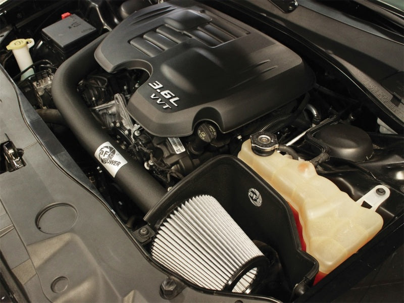 aFe MagnumFORCE Intakes Stage-2 Pro DRY S 11-13 Dodge Challenger/Charger/Chrysler 300 V6 3.6L (blk).