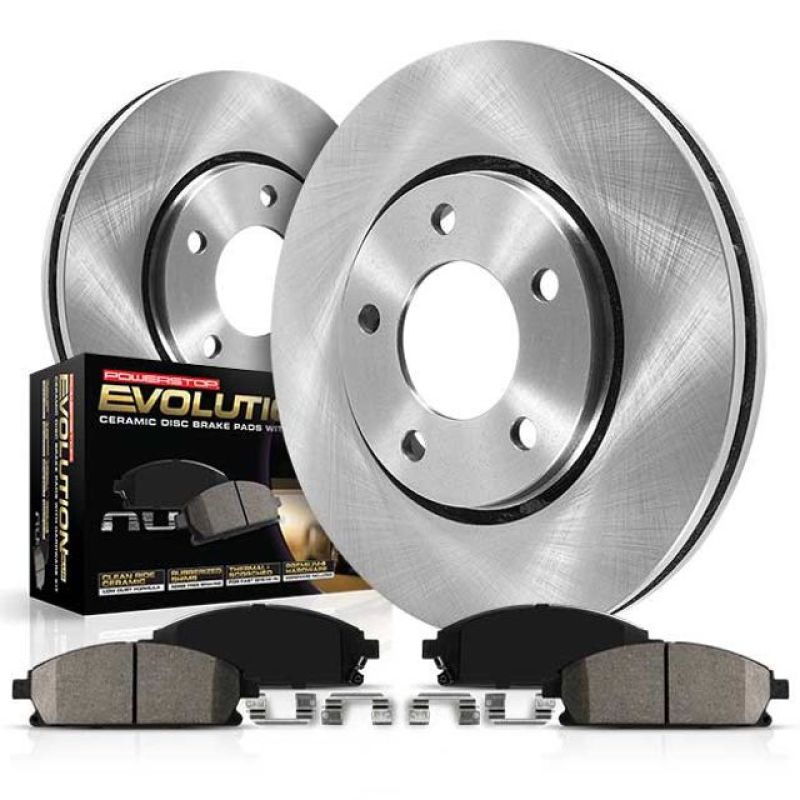 Power Stop 99-01 Jeep Cherokee Front Autospecialty Brake Kit.