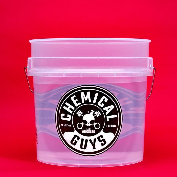 Chemical Guys Heavy Duty Ultra Clear Detailing Bucket.