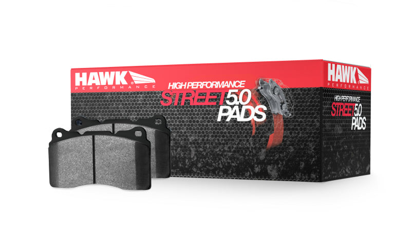 Hawk 2010-2013 Chevy Corvette Grand Sport (One-Piece Pads) High Perf. Street 5.0 Front Brake Pads.