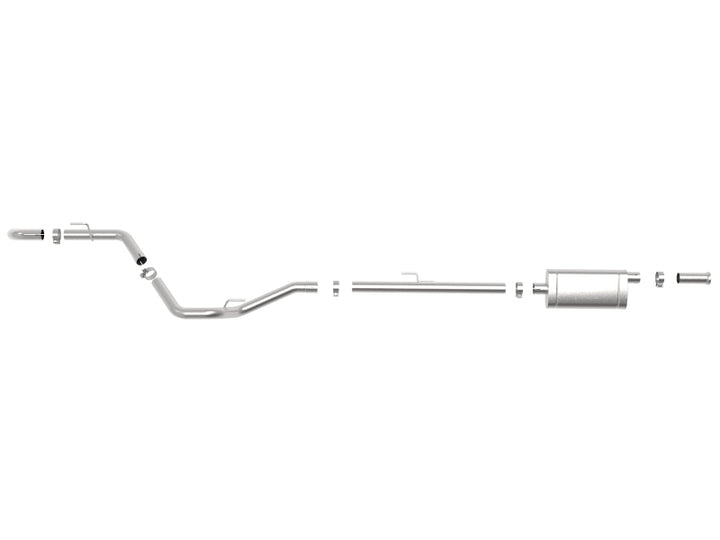 aFe Apollo GT Series 2-1/2in 409 SS Cat-Back Hi-Tuck Exhaust System 2020 Jeep Gladiator (JT) V6-3.6L.