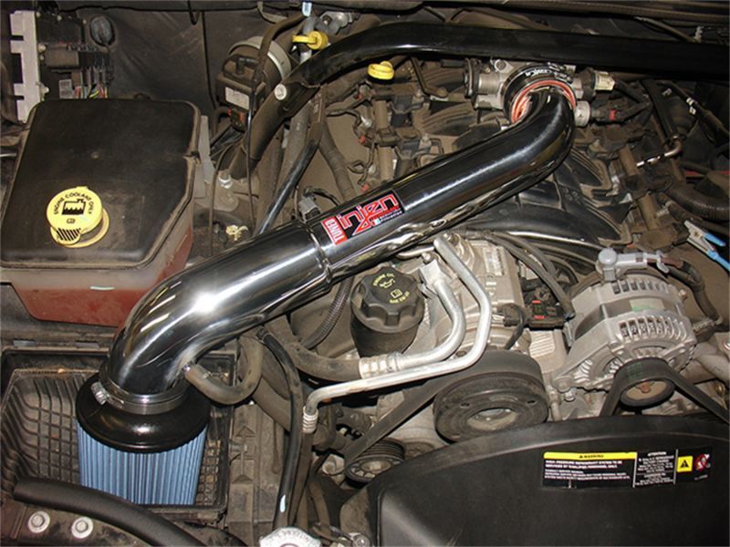 Injen 05-07 Jeep Grand Cherokee WK 4.7L V8 Wrinkle Black Tuned Air Intake w/ MR Tech.