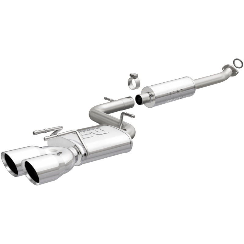 MagnaFlow CatBack 18-19 Toyota Camry SE 2.5L Street Series Single Exit Polished Stainless Exhaust.