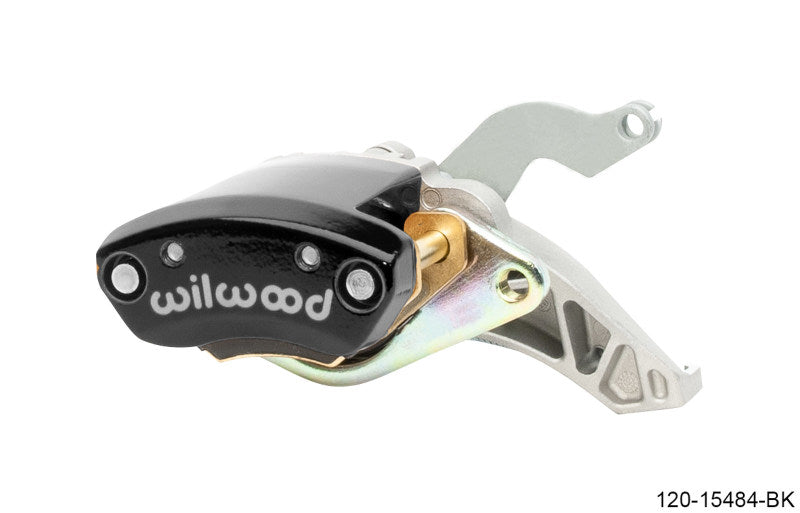 Wilwood Caliper - MC4 Mechanical Right Hand - Black 1.19in Piston 1.10in Rotor - Black.