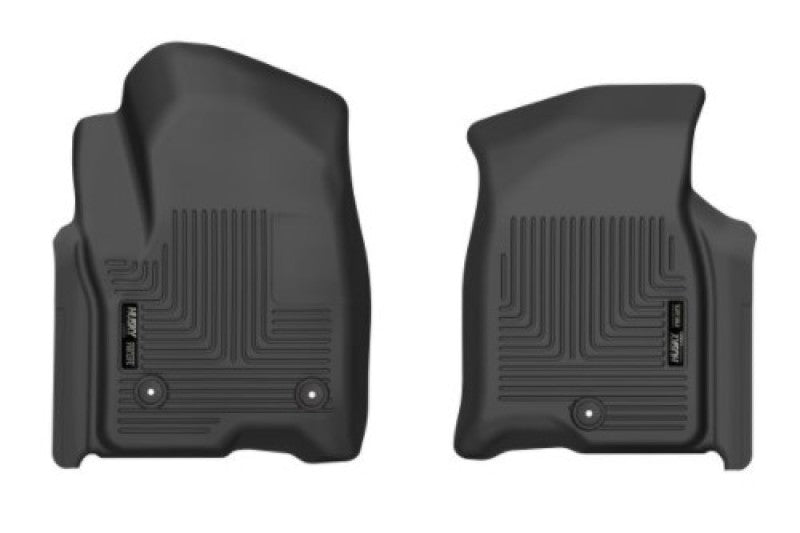 Husky Liners 21-23 Chevy Tahoe / 21-23 Cadillac Escalade X-Act Contour Black Front Seat Floor Liners.