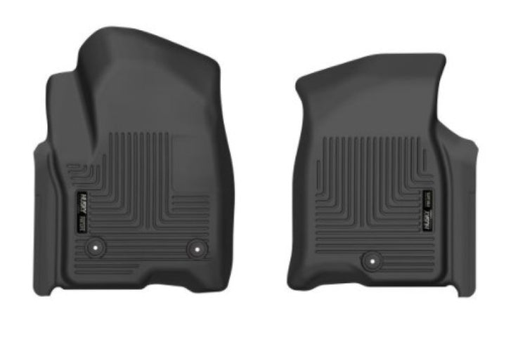 Husky Liners 21-23 Chevy Tahoe / 21-23 Cadillac Escalade X-Act Contour Black Front Seat Floor Liners.