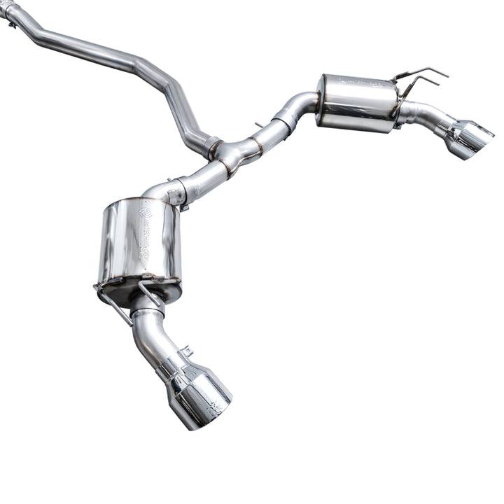 AWE Tuning 22+ Honda Civic Si/Acura Integra Touring Edition Catback Exhaust - Dual Chrome Silver Tip.