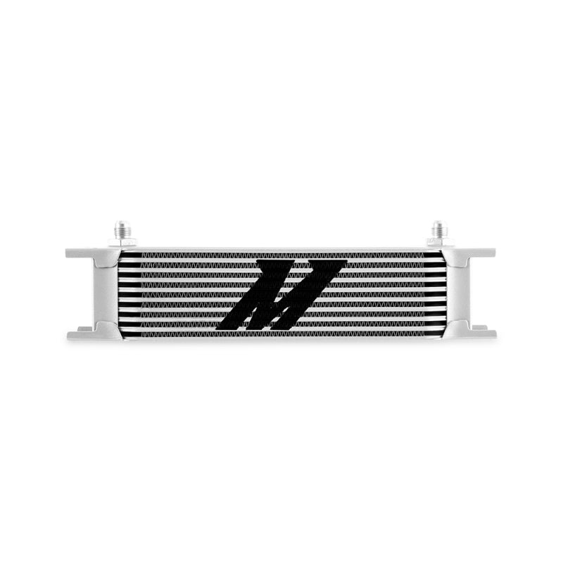 Mishimoto Universal -6AN 10 Row Oil Cooler - Silver.