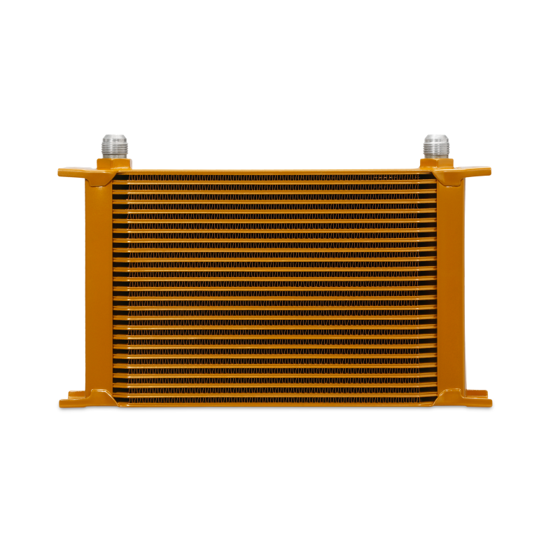 Mishimoto Universal 25-Row Oil Cooler - Gold.