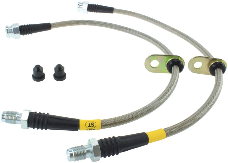 StopTech 2014 Ford Fiesta ST Stainless Steel Rear Brake Lines.