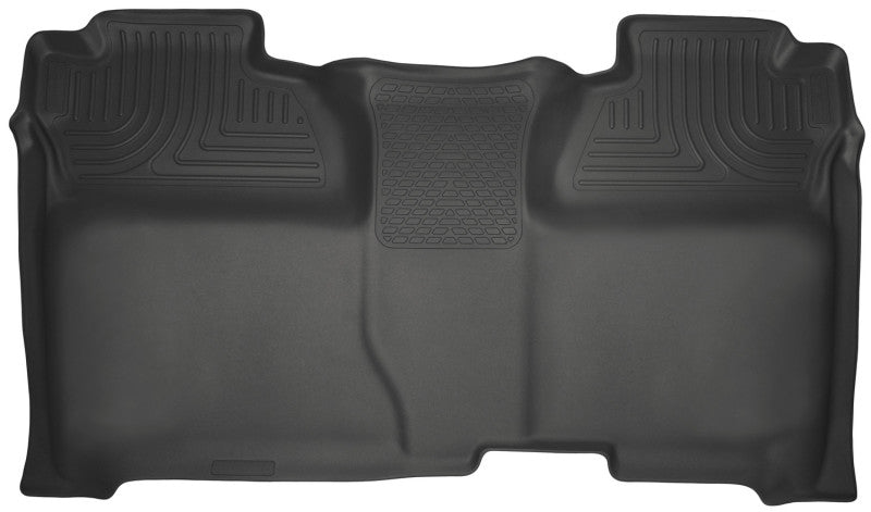 Husky Liners 14 Chevrolet Silverado 1500/GMC Sierra 1500 WeatherBeater Black 2nd Seat Floor Liners.