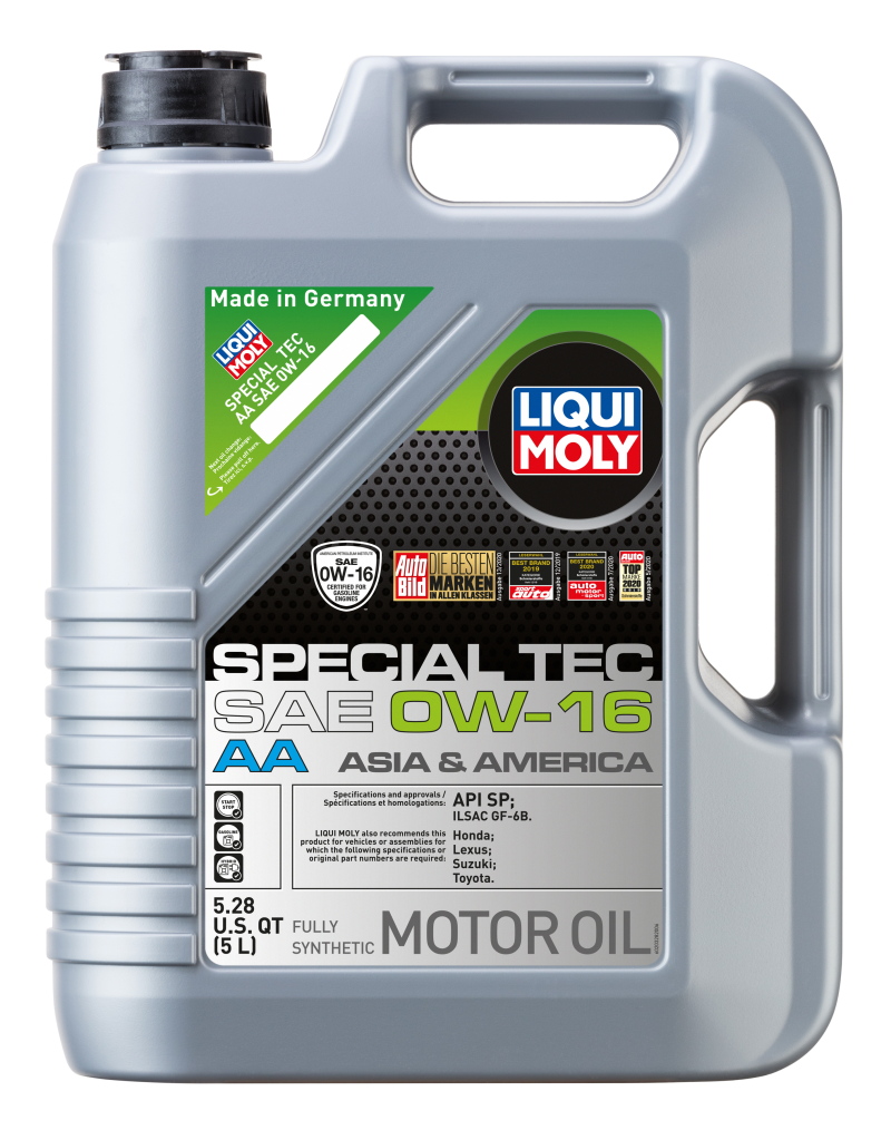LIQUI MOLY 5L Special Tec AA Motor Oil SAE 0W16.