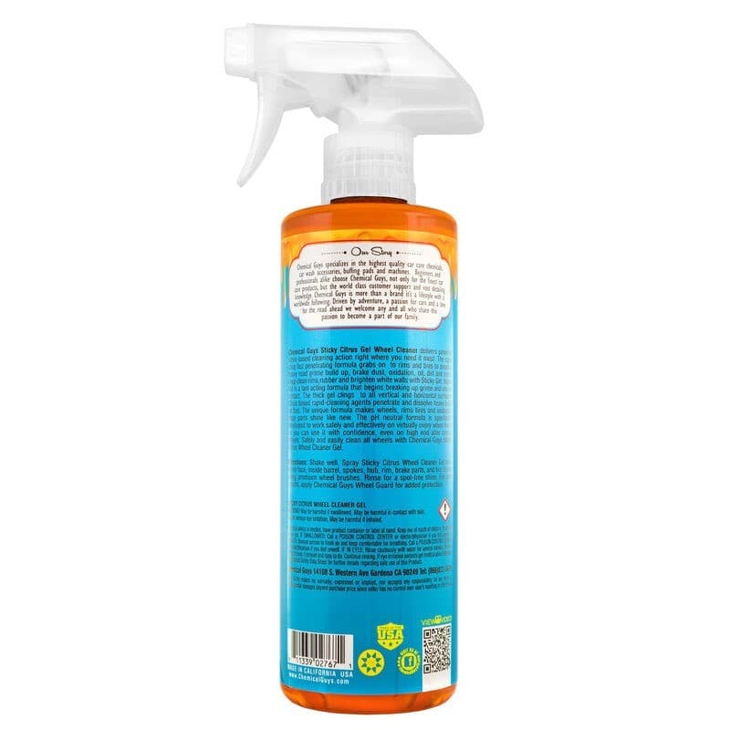 Chemical Guys Sticky Citrus Wheel & Rim Cleaner Gel - 16oz.