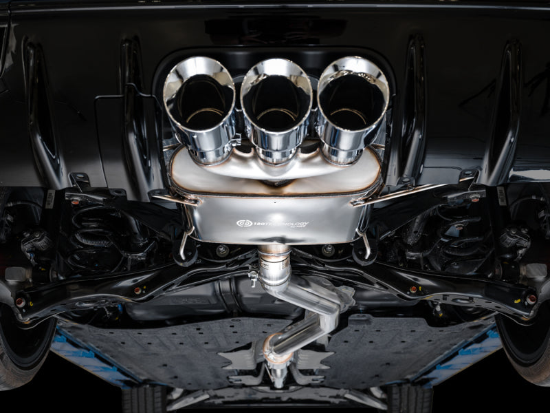 AWE Tuning 2023 Honda Civic Type R FL5 Touring Edition Exhaust w/ Triple Chrome Silver Tips.