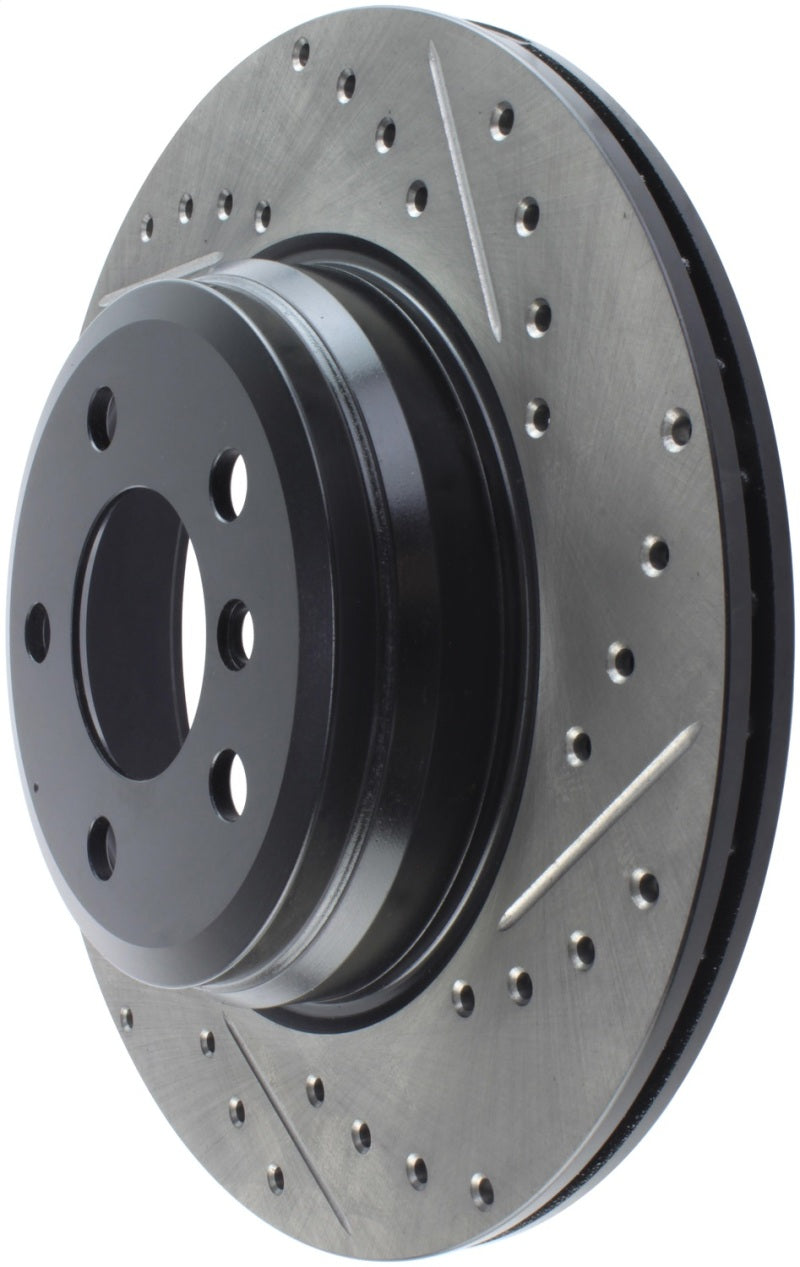 StopTech 12-16 BMW 335i Slotted & Drilled Rear Left Rotor.