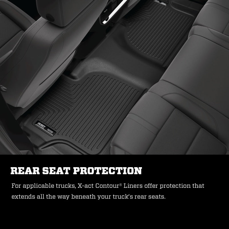 Husky Liners 2021 Ford Bronco 4 Door X-Act 2nd Seat Floor Liner - Black.