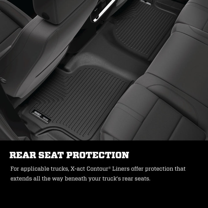 Husky Liners 2021 Ford Bronco 2 Door X-Act 2nd Seat Floor Liner - Black.