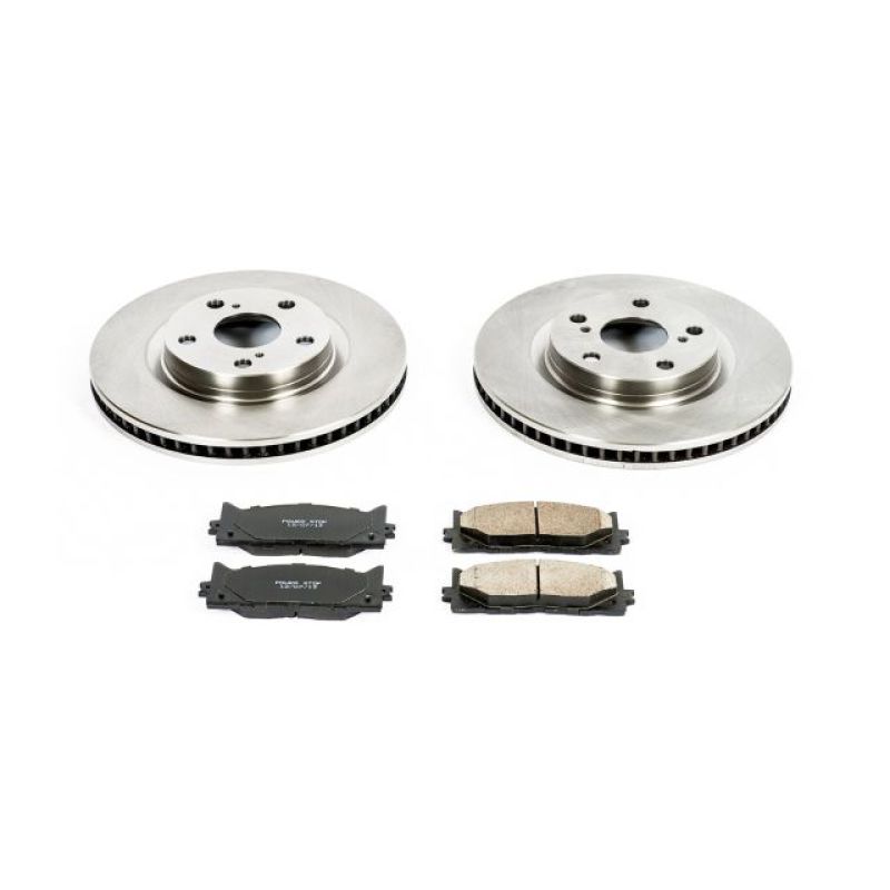 Power Stop 13-18 Lexus ES300h Front Autospecialty Brake Kit.