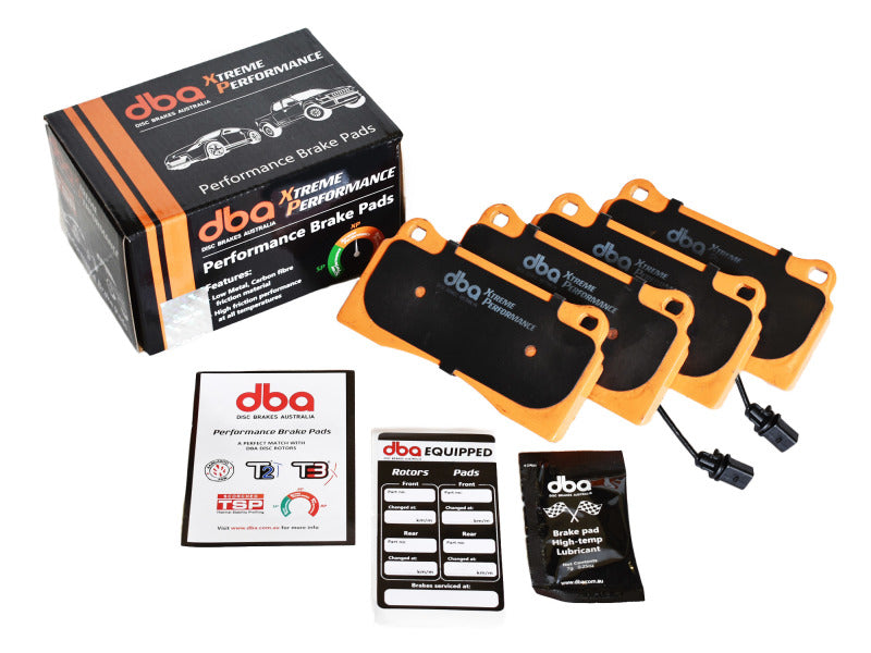 DBA 03-06 EVO / 04-09 STi / 03-07 350Z Track Edition/G35 w/ Brembo XP650 Rear Brake Pads.