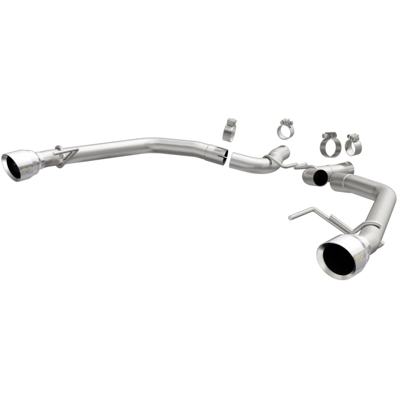 MagnaFlow 2015-2017 Ford Mustang V6 3.7L Race Series Axle Back w/ Dual Polished Tips.
