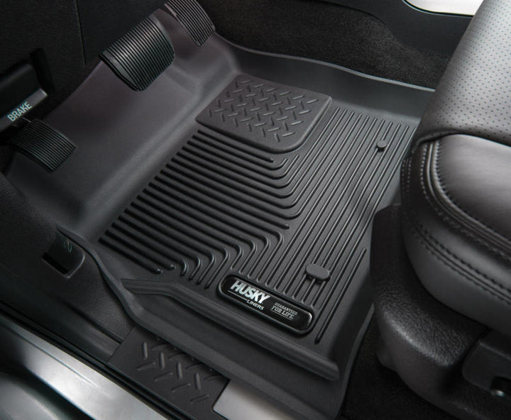 Husky Liners 19-24 JLU Jeep Wrangler 4 Door X-Act Contour Black Floor Liners (2nd Seat).