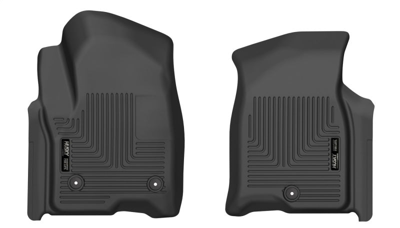 Husky Liners 21-23 Chevy Tahoe / 21-23 Cadillac Escalade X-Act Contour Black Front Seat Floor Liners.