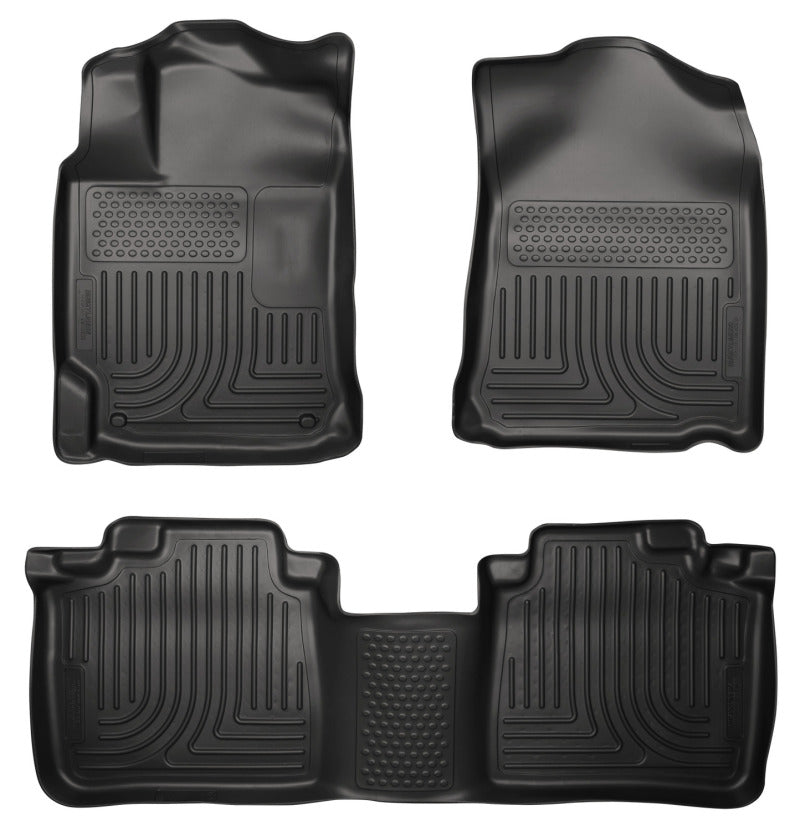 Husky Liners 2012 Toyota Camry WeatherBeater Combo Black Floor Liners.