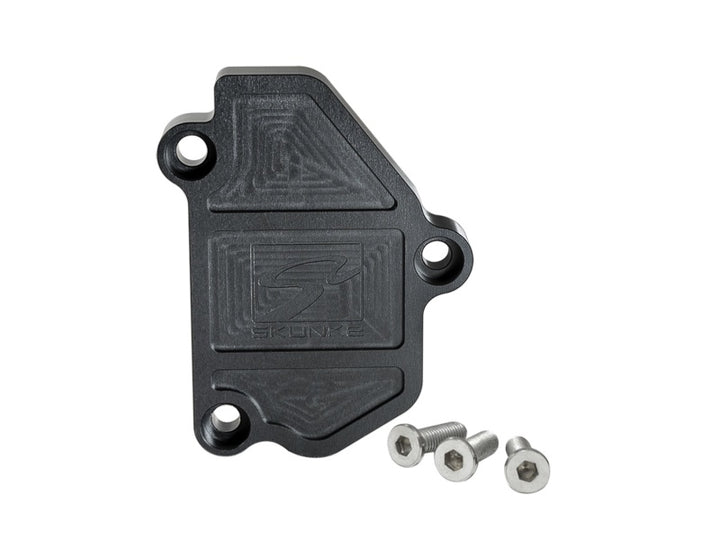 Skunk2 B-Series VTEC Black Anodized Block Off Plate.