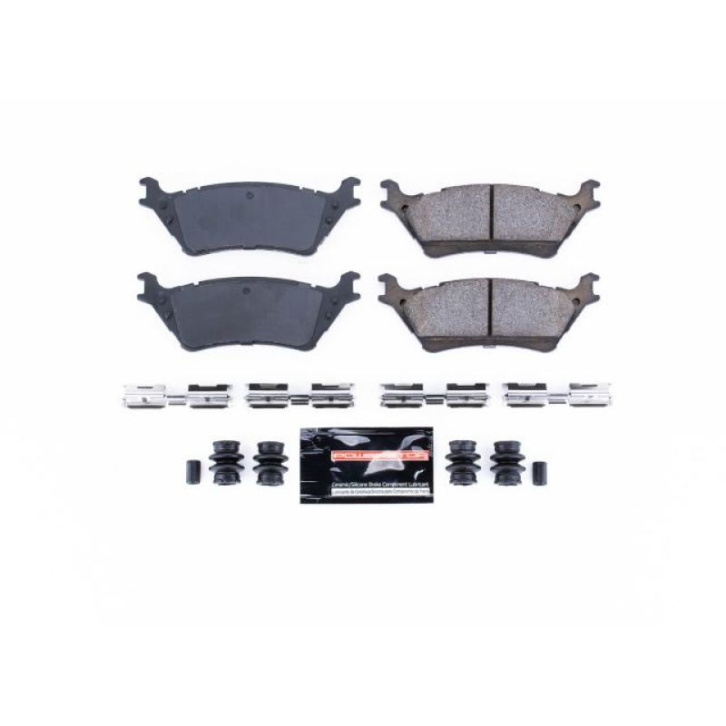 Power Stop 12-19 Ford F-150 Rear Z23 Evolution Sport Brake Pads w/Hardware.