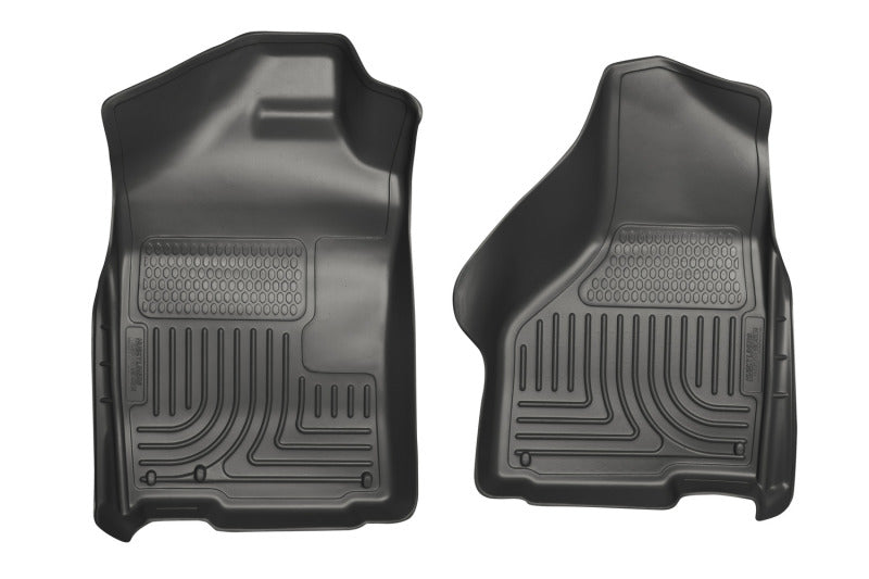 Husky Liners 03-12 Dodge Ram 1500/2500/3500 Series Regular/Quad Cab WeatherBeater Black Floor Liners.