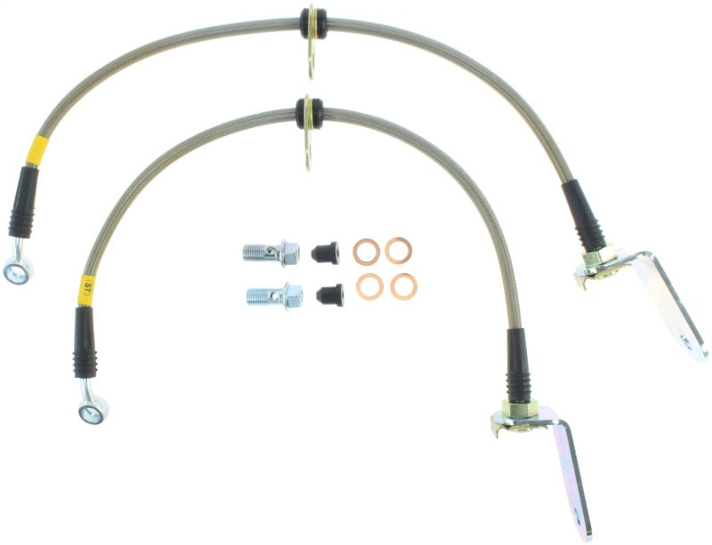 StopTech 06-09 Honda Civic EX Rear SS Brake Lines.