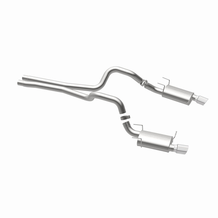 MagnaFlow 13 Ford Mustang Dual Split Rear Exit Stainless Cat Back Performance Exhaust (Street)