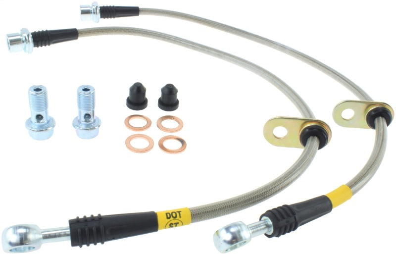 StopTech 92-01 Toyota Camry Stainless Steel Rear Brake Lines.