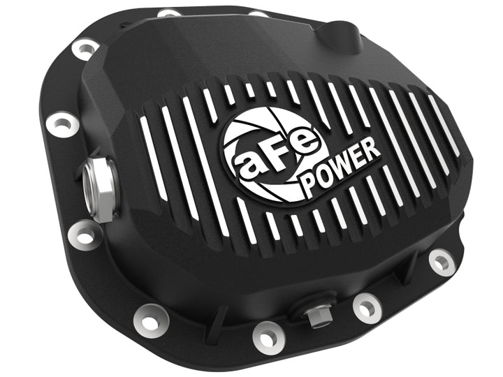 aFe Pro Series Rear Differential Cover Black w/ Fins 15-19 Ford F-150 (w/ Super 8.8 Rear Axles).