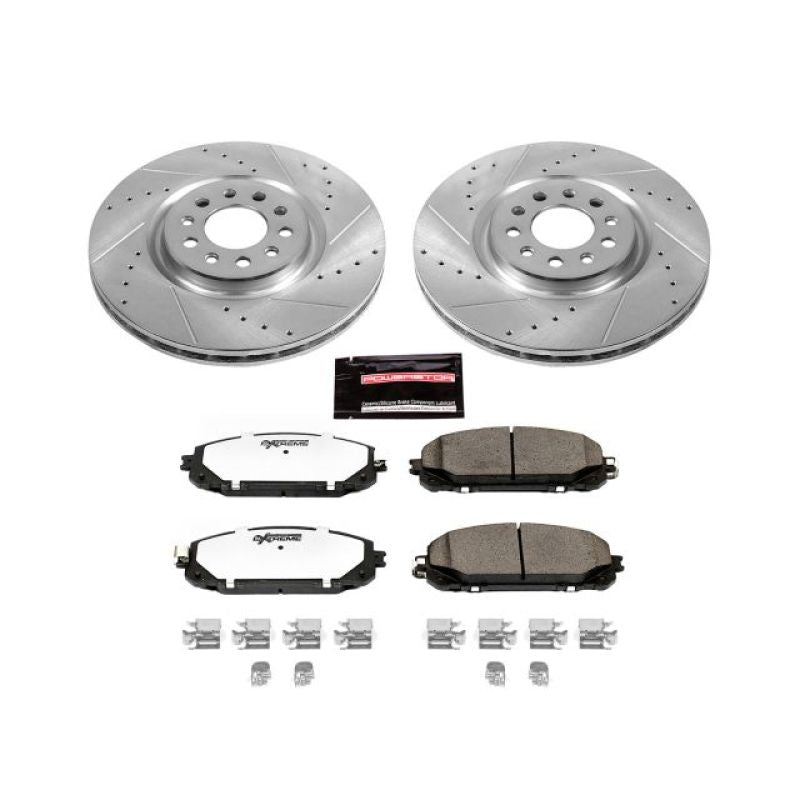 Power Stop 14-16 Jeep Cherokee Front Z36 Truck & Tow Brake Kit.