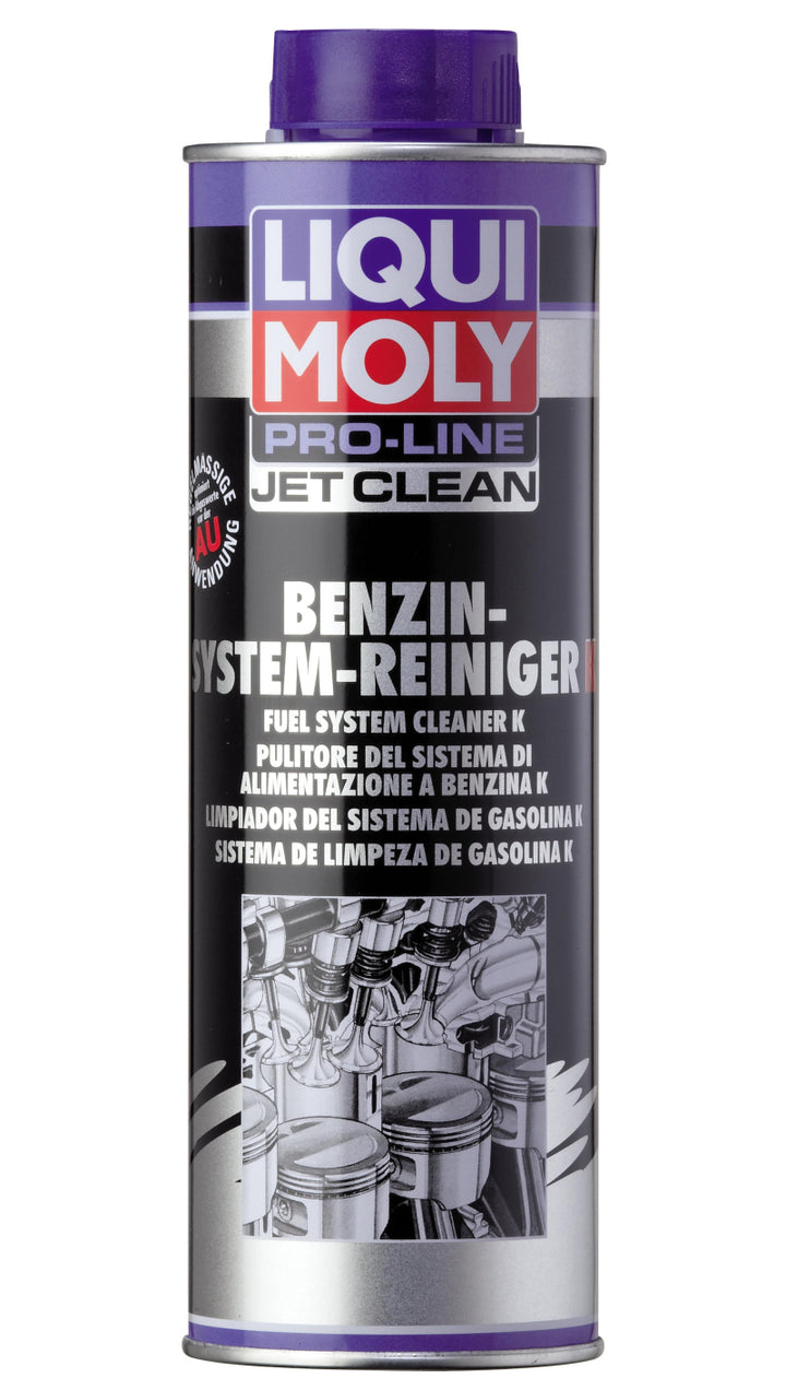 LIQUI MOLY 500mL Pro-Line JetClean Gasoline System Cleaner Concentrate.