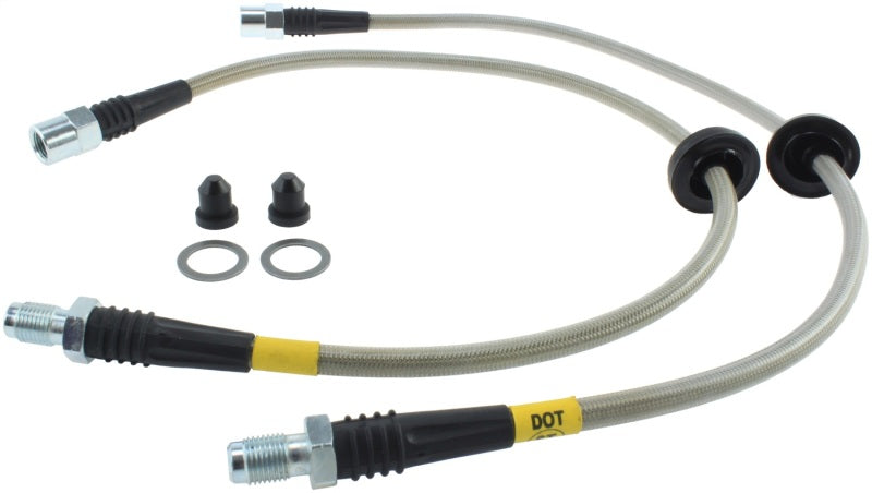 StopTech 00-06 BMW X5 Stainless Steel Front Brake Line Kit.