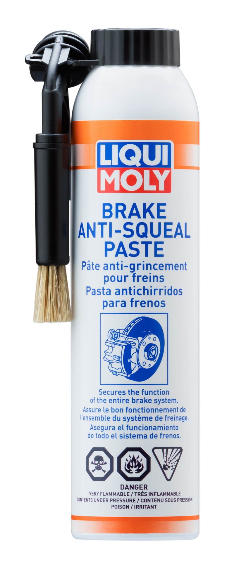LIQUI MOLY 200mL Brake Anti-Squeal Paste (Can w/Brush).