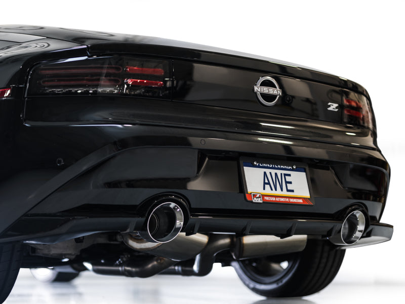 AWE 2023 Nissan Z RZ34 RWD Touring Edition Catback Exhaust System w/ Chrome Silver Tips.