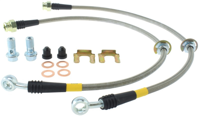 StopTech 02-07 WRX Stainless Steel Rear Brake Lines.