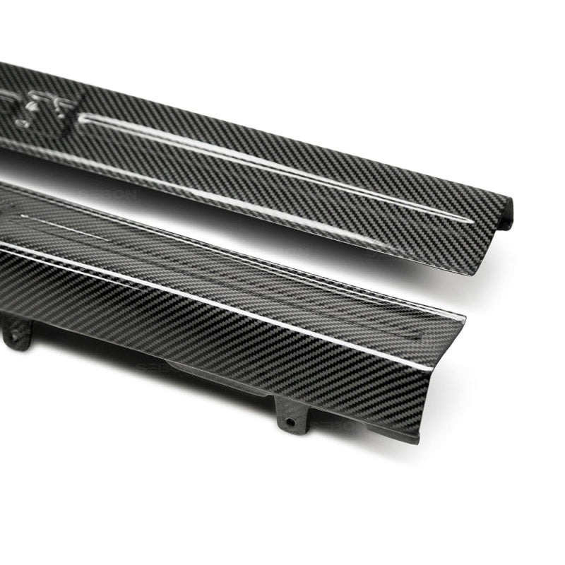 Seibon 09-10 Nissan GTR R35 OEM Style Carbon Fiber Door Sills (Pair).