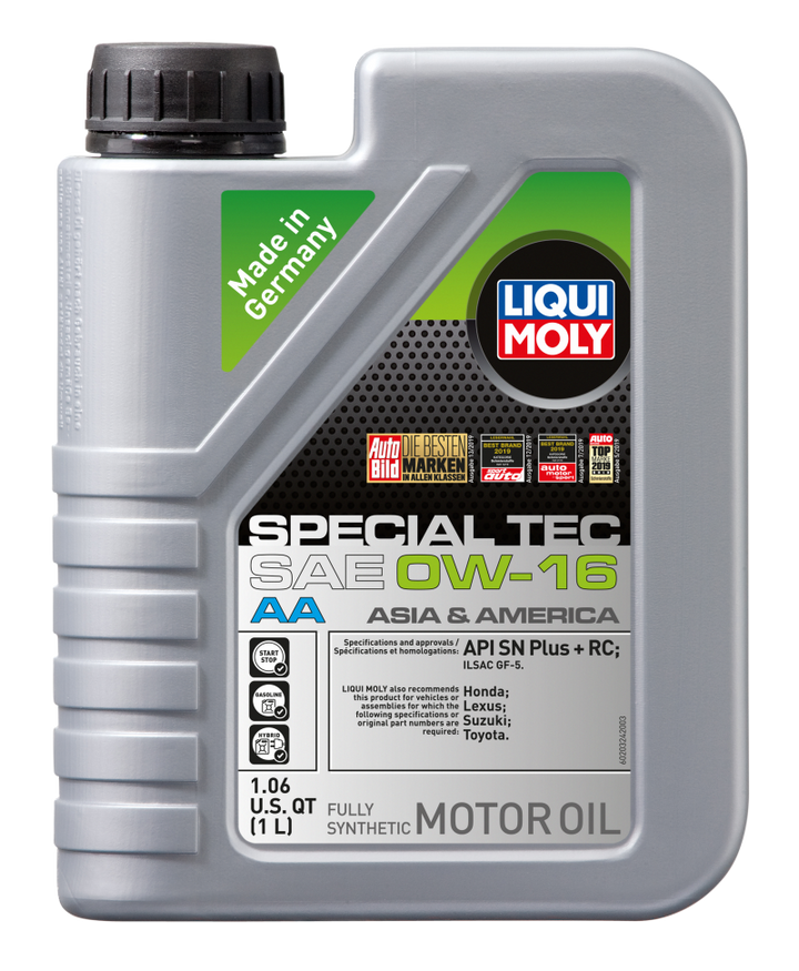 LIQUI MOLY 1L Special Tec AA Motor Oil SAE 0W16.