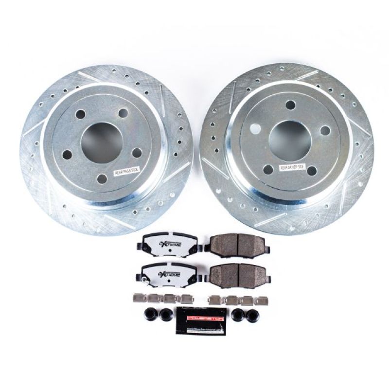 Power Stop 07-17 Jeep Wrangler Rear Z36 Truck & Tow Brake Kit.