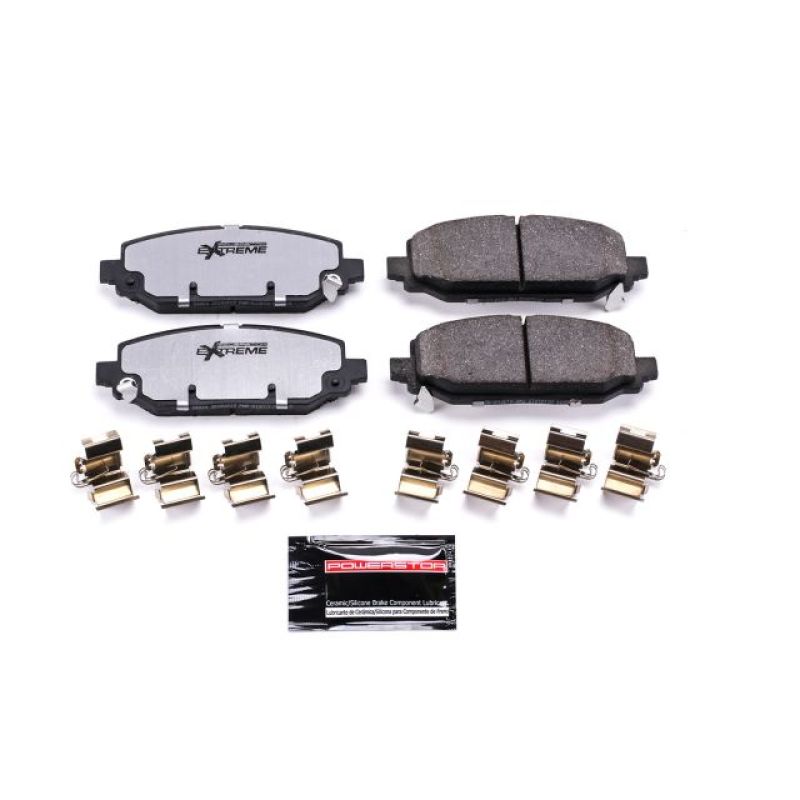 Power Stop 18-19 Jeep Wrangler Rear Z36 Truck & Tow Brake Pads w/Hardware.