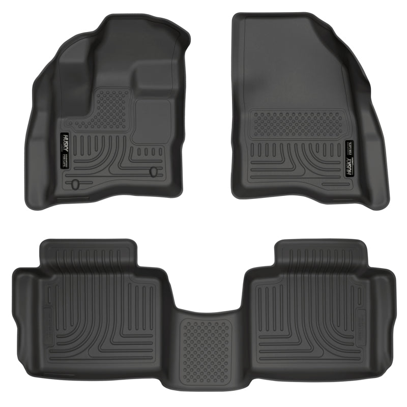 Husky Liners 10-13 Ford Taurus WeatherBeater Combo Black Floor Liners.