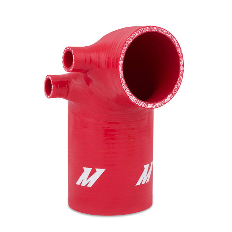 Mishimoto 92-99 BMW E36 (325/328/M3) w/ 3.5in HFM Red Silicone Intake Boot.