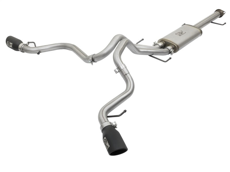 aFe MACH Force-Xp 3in - 2.5in SS Cat-Back Dual Exhaust w/Black Tips 07-14 Toyota FJ Cruiser 4.0L.