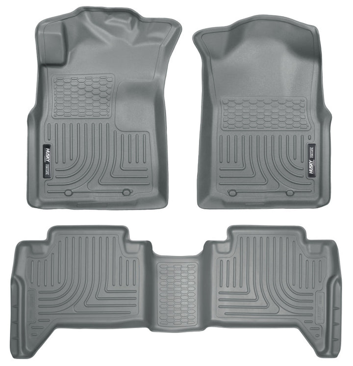 Husky Liners 05-13 Toyota Tacoma WeatherBeater Combo Grey Floor Liners.