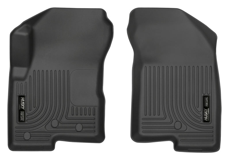 Husky Liners 07-12 Dodge Caliber / 07-12 Jeep Compass WeatherBeater Front Row Black Floor Liners.