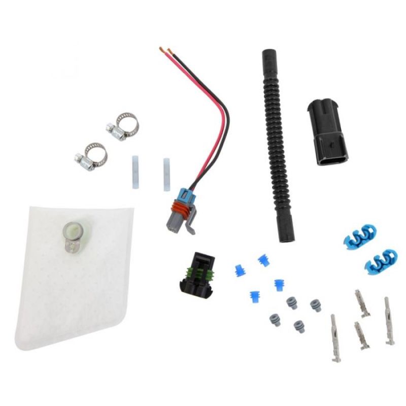 Walbro Universal Installation Kit: Fuel Filter/Wiring Harness/Fuel Line for F90000267 E85 Pump.